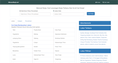 Desktop Screenshot of mencarikerja.net
